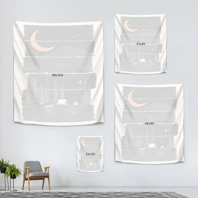 Americanflat Wish I Was Camping By NDTank Wall Tapestry 5 Americanflat Wish I Was Camping By NDTank Wall Tapestry - Image 3