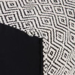 Dougan Square Moroccan Inspired Pouf Black/Natural Cotton - WyndenHall 10 Dougan Square Moroccan Inspired Pouf Black/Natural Cotton - WyndenHall -Fashion Home Decor Store GUEST a895ef66 f518 494c 9f8e f3dbaa814fc6