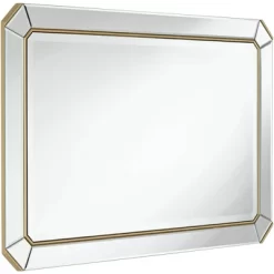 Noble Park Cassandra Rectangular Vanity Decorative Wall Mirror Modern Glam Beveled Glass Gold Wood Frame 26" Wide Bathroom Bedroom Home 17 Noble Park Cassandra Rectangular Vanity Decorative Wall Mirror Modern Glam Beveled Glass Gold Wood Frame 26" Wide Bathroom Bedroom Home -Fashion Home Decor Store GUEST a8cc00ae 85e8 45ca a771 036ba8fbff2a