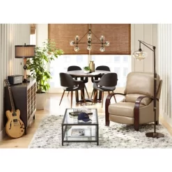 Franklin Iron Works Hunter Modern Rustic Farmhouse Table Lamp 29 3/4" Tall Cherry Wood Bronze Metal Double Drum Shade For Bedroom Living Room House -Fashion Home Decor Store GUEST a919968d 061e 4fd9 98a5 0ba8249f8cdf