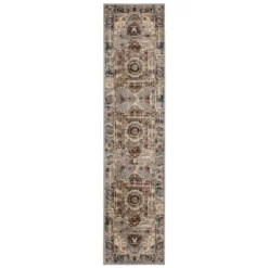 Joanna Distressed Medallion Rug Gray/Rust - Captiv8e Designs -Fashion Home Decor Store GUEST a965aa17 8266 45d9 a686 2561ec46dc4d