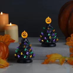 Mr. Halloween Nostalgic Ceramic LED Halloween Tree 5.4" - Set Of 2 -Fashion Home Decor Store GUEST aad94fbf 069a 4b4a a18a 6ea827d68086