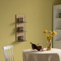 Vintiquewise Natural Wooden Three Sliced Log Wood Shelf Display For Entryway, Kitchen, And Outdoor 12 Vintiquewise Natural Wooden Three Sliced Log Wood Shelf Display For Entryway, Kitchen, And Outdoor -Fashion Home Decor Store GUEST ab52f27e d019 46cb b690 98d82513b363