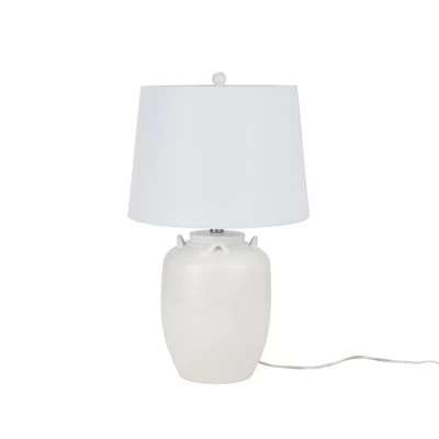 24" Ceramic Jug Farmhouse Table Lamp - Nourison 10 24" Ceramic Jug Farmhouse Table Lamp - Nourison - Image 8