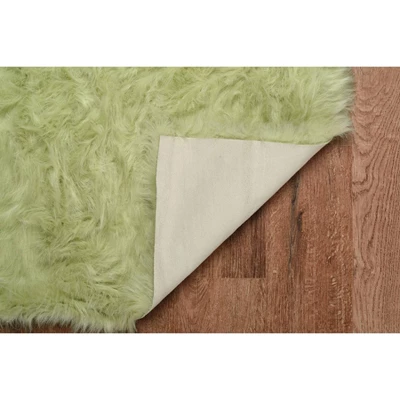 Faux Sheepskin Rug - Linon 4 Faux Sheepskin Rug - Linon - Image 2