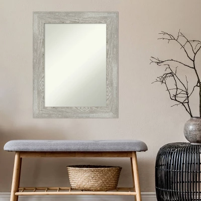 24" X 30" Non-Beveled Dove Gray Wash Wall Mirror - Amanti Art 8 24" X 30" Non-Beveled Dove Gray Wash Wall Mirror - Amanti Art - Image 6