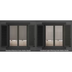 Linen Avenue Cordless Blackout Roller Shade, Dark Gray, Light Gray, And White -Fashion Home Decor Store GUEST af88d541 39cc 4bdc b32a 3e8bbcd4a95e