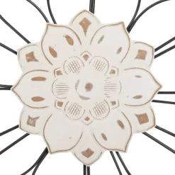 Set Of 2 Metal Floral Wall Decors Black - Olivia & May -Fashion Home Decor Store GUEST afd375ff 6972 4eef bcbc f021ddd41682