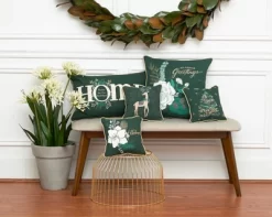 C&F Home Emerald Christmas Tree Pillow