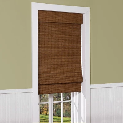 Radiance Cape Cod 42.5-in Cordless Maple Roman Shade 4 Radiance Cape Cod 42.5-in Cordless Maple Roman Shade - Image 2