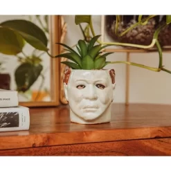 Silver Buffalo Halloween Michael Myers 3-Inch Ceramic Mini Planter With Artificial Succulent 9 Silver Buffalo Halloween Michael Myers 3-Inch Ceramic Mini Planter With Artificial Succulent -Fashion Home Decor Store GUEST b1af693a 4ac7 46e9 b5bc 531be4b3e89a