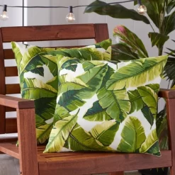 17"x17" Kensington Garden - 2pk Square Indoor Outdoor Throw Pillows