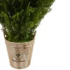 3' Cedar Artificial Plant In Barrel Planter - Nearly Natural -Fashion Home Decor Store GUEST b22e8e23 8f9e 4996 8535 da85334c271f