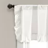 52"x18" Linen Ruffle Window Valance White - Lush Décor -Fashion Home Decor Store GUEST b25797ba 4e7b 4da9 bf3d a65a44ccd93e