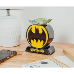 Batman Bat Logo 9x5 Inch Ceramic Planter W/ Artificial Plant 8 Batman Bat Logo 9x5 Inch Ceramic Planter W/ Artificial Plant -Fashion Home Decor Store GUEST b39caf98 a1f6 40a0 a879 8d5bfd3324a1