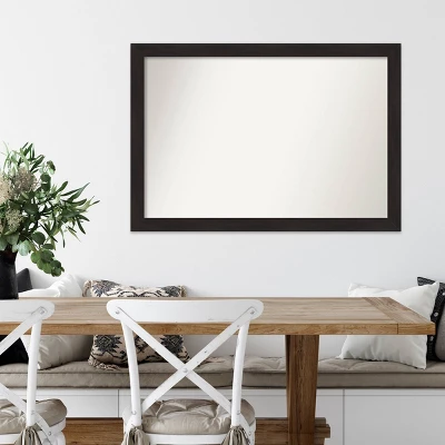 40" X 28" Non-Beveled Furniture Espresso Narrow Wall Mirror - Amanti Art 8 40" X 28" Non-Beveled Furniture Espresso Narrow Wall Mirror - Amanti Art - Image 6