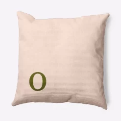 16"x16" Modern Monogram 'o' Square Throw Pillow - E By Design -Fashion Home Decor Store GUEST b4d463a4 beb1 43fa ba4d 5a9c084509d7