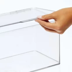 MDesign Plastic Stackable Home Office Supplies Storage Box - 2 Pack, Clear 16 MDesign Plastic Stackable Home Office Supplies Storage Box - 2 Pack, Clear -Fashion Home Decor Store GUEST b628f694 651a 4cb2 9d5e 097311524e1c