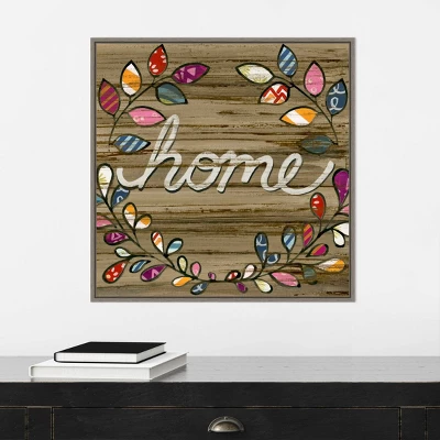 22" X 22" Love And Laughter IV By June Erica Vess Framed Canvas Wall Art Gray Wash - Amanti Art 7 22" X 22" Love And Laughter IV By June Erica Vess Framed Canvas Wall Art Gray Wash - Amanti Art - Image 5