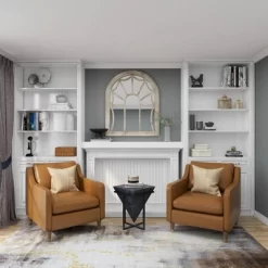 Wood Window Pane Inspired Wall Mirror With Arched Top Cream - Olivia & May -Fashion Home Decor Store GUEST b758c2e8 45e0 4c37 9c45 8a2b9a5ada02