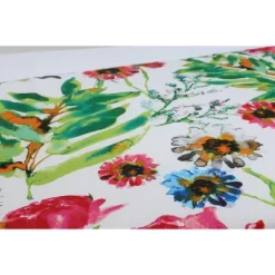 25" Flower Mania Petunia Floor Pillow Pink - Pillow Perfect