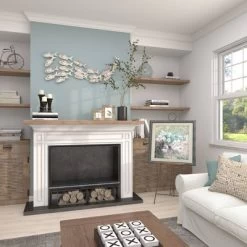 45" X 17" Coastal Wood Fish Wall Decor White - Olivia & May -Fashion Home Decor Store GUEST b792b818 8f6f 4d87 82de eb8ba245c379