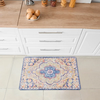 World Rug Gallery Distressed Bohemian Vintage Anti-fatigue Standing Mat 10 World Rug Gallery Distressed Bohemian Vintage Anti-fatigue Standing Mat - Image 8