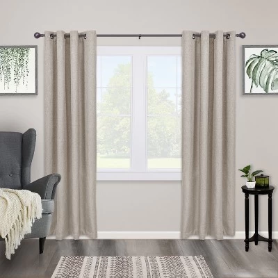 Kenney Hailey 1" Premium Decorative Window Curtain Rod 4 Kenney Hailey 1" Premium Decorative Window Curtain Rod - Image 2