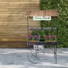 75" Farm Fresh Indoor/Outdoor Metal And Wood Garden Cart Black/Brown - Alpine Corporation 2 75" Farm Fresh Indoor/Outdoor Metal And Wood Garden Cart Black/Brown - Alpine Corporation -Fashion Home Decor Store GUEST bb8cd115 813c 4799 bb4a 141991a44fe8