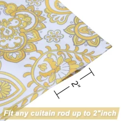 Trinity Paisley Floral Kitchen Tier Curtains For Bathroom Cafe Bedroom -Fashion Home Decor Store GUEST bc8ff7b0 28df 458d b3b6 d60d76a5942b