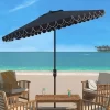 10.8' Round Elegant Valance Umbrella Navy/White - Safavieh 1 10.8' Round Elegant Valance Umbrella Navy/White - Safavieh -Fashion Home Decor Store GUEST bd1e8009 1653 4779 a121 e96079b5edd0