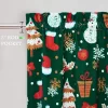 Trinity Velvet Christmas Snowman And Falling Snowflake Pattern Short Curtains -Fashion Home Decor Store GUEST bd6bd2bd f723 458d a57f 2ffd0f2f6c0b
