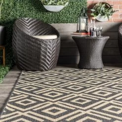 NuLOOM Jayne Geometric Diamond Indoor/Outdoor Area Rug -Fashion Home Decor Store GUEST bd769083 6f38 4012 b599 8dc1b6f859ff