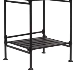 Organize It All 3 Tier Resin Ebonize Collection Square Shelf -Fashion Home Decor Store GUEST bdf8af68 f22c 4bee a78f be1ced2d42b1