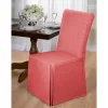 Red Chambray Dining Room Chair Slipcover - Madison Industries -Fashion Home Decor Store GUEST c01a74ad 3815 4b48 89ed 6f5e98c96d53