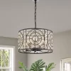 16" X 16" X 55" 4-Light Samel Chandelier Black - Warehouse Of Tiffany -Fashion Home Decor Store GUEST c04ff595 bb88 4e84 b76f 51aed549b279