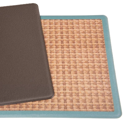 World Rug Gallery Natural Border Anti-Fatigue Standing Mat 5 World Rug Gallery Natural Border Anti-Fatigue Standing Mat - Image 3