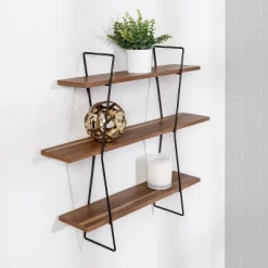Honey-Can-Do 3 Tier Wall Shelf Metal -Fashion Home Decor Store GUEST c0b91478 8e61 4428 9dff adf838b0070f