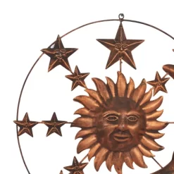 Metal Sun And Moon Indoor Outdoor Wall Decor With Stars Bronze - Olivia & May -Fashion Home Decor Store GUEST c2c37f12 aca0 4e7d 9643 2c3b5ea9b0bc