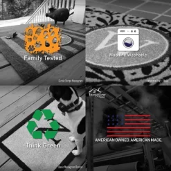 2'x3' ColorStar Static Door Mat Plum - Bungalow Flooring -Fashion Home Decor Store GUEST c6b6a7a9 4eb4 46e4 adb5 94b131214201 1