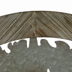 LuxenHome Metal Tree Of Life With Roots Wall Decor With Round Wood Frame -Fashion Home Decor Store GUEST c6ff1f13 976b 483a a57b e20744bf1d8d