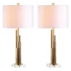 (Set Of 2) 32" Hopper Table Lamp Brass Gold (Includes LED Light Bulb) - Safavieh -Fashion Home Decor Store GUEST c75bbaf6 e002 49c2 a306 28f3b14e2572