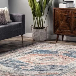 NuLOOM Harley Faded Medallion Area Rug -Fashion Home Decor Store GUEST c875fe28 437e 4043 b43a 447bc6fb9e20