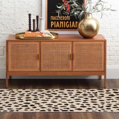 Daffodil Leopard Print Woven Rug - Threshold™ 8 Daffodil Leopard Print Woven Rug - Threshold™ - Image 6