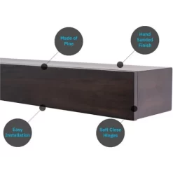 Houston Wooden Fireplace Mantel Shelf With Hidden Compartment | Beautiful Wooden Rustic Shelf - Mantels Direct -Fashion Home Decor Store GUEST caed43a8 337a 4cb8 9c7a faddd55f8bc8