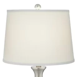 360 Lighting Karl Modern Table Lamps 27 1/2" Tall Set Of 2 Brushed Nickel With USB And Outlet White Drum Shade For Bedroom Living Room House Bedside 15 360 Lighting Karl Modern Table Lamps 27 1/2" Tall Set Of 2 Brushed Nickel With USB And Outlet White Drum Shade For Bedroom Living Room House Bedside -Fashion Home Decor Store GUEST cc670648 e00c 4fb7 b4e6 8b4894697441