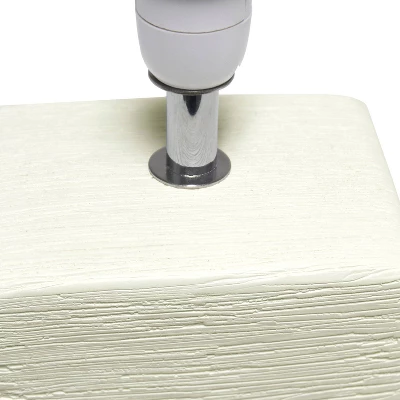 Petite Faux Stone Table Lamp With Fabric Shade - Simple Designs 7 Petite Faux Stone Table Lamp With Fabric Shade - Simple Designs - Image 5