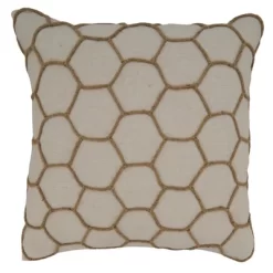 Saro Lifestyle Saro Lifestyle Pillow Cover With Dori Embroidered Design -Fashion Home Decor Store GUEST cf1090f6 7e21 49df aa33 b27995eb4fa0