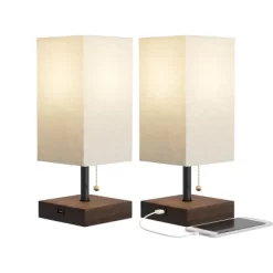Small Table Lamp Set With Wood Base – Set Of 2 Modern Rectangle Lights With LED Bulb IncludeDecor Living Room, Bedroom, Or Home Office By Lavish Home 13 Small Table Lamp Set With Wood Base – Set Of 2 Modern Rectangle Lights With LED Bulb IncludeDecor Living Room, Bedroom, Or Home Office By Lavish Home -Fashion Home Decor Store GUEST d136bd32 0a4a 4d61 9b50 01ff40f4c9c4