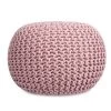 BirdRock Home Round Pouf Foot Stool Ottoman - Dusty Rose -Fashion Home Decor Store GUEST d13b5a21 78ec 4006 bc62 82918b7421fb
